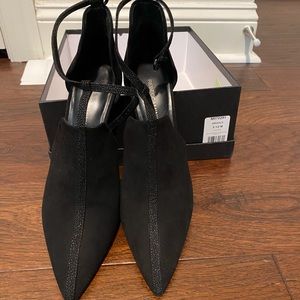Rebecca Minkoff shoes, size 91/2, black suede and leather.